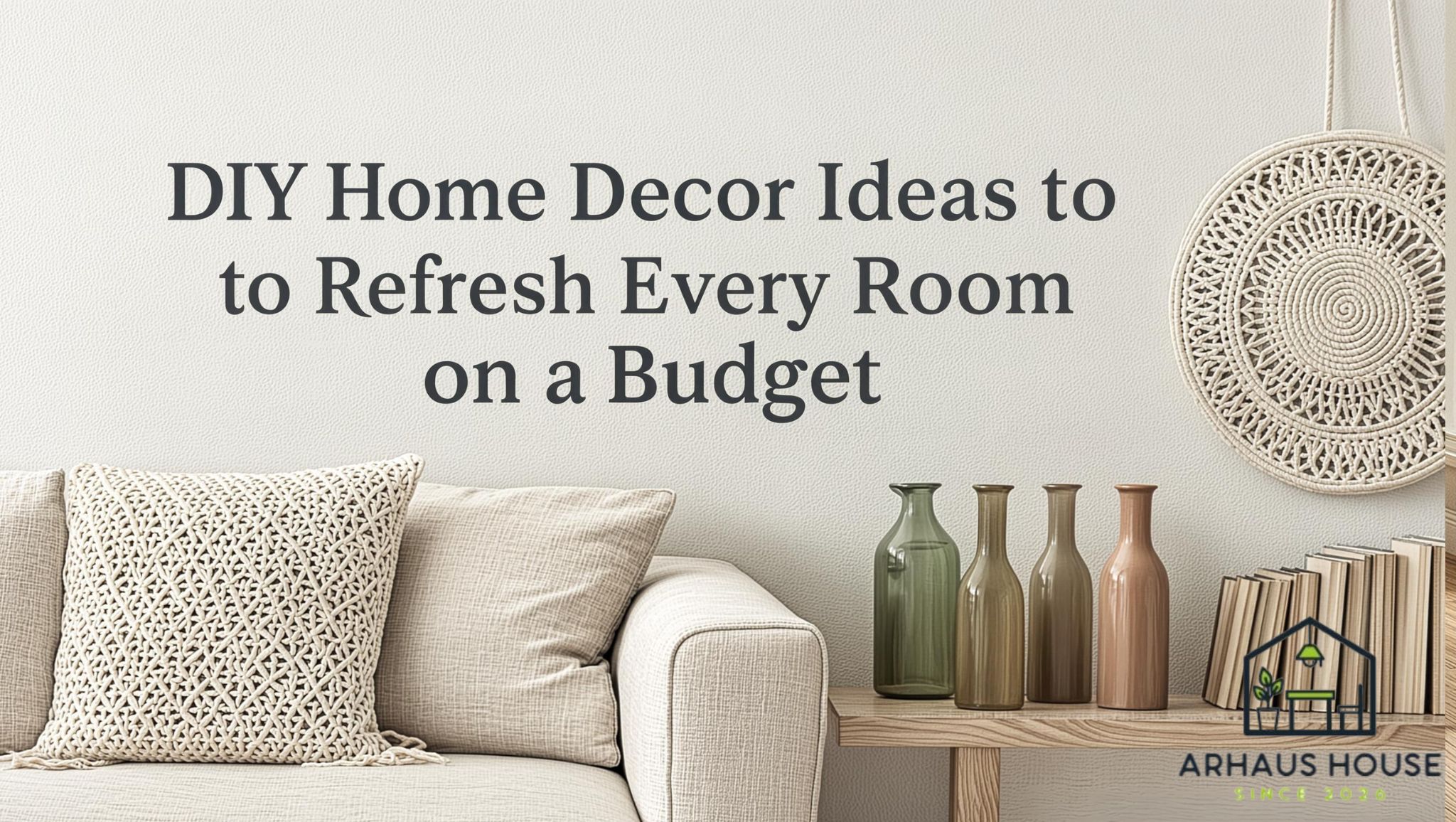 DIY Home Decor Ideas to Refresh Every Room on a Budget